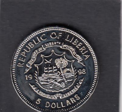 Beschrijving: 5 Dollar DIANA WITH CHILDS unlisted